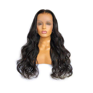 Body Wave HD Full Frontal 13*4 Lace Wig Natural Black